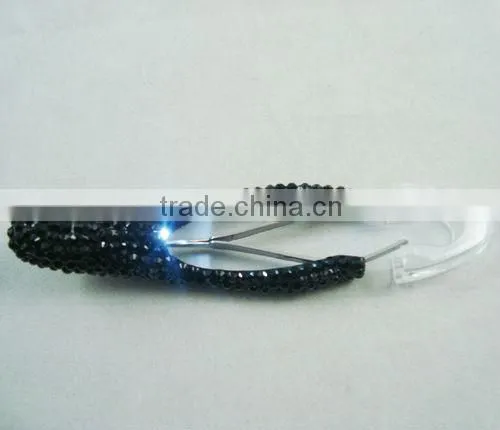 2013 hot sale!Plasic Stainless steel tweezer&Girls personalized care tweezer