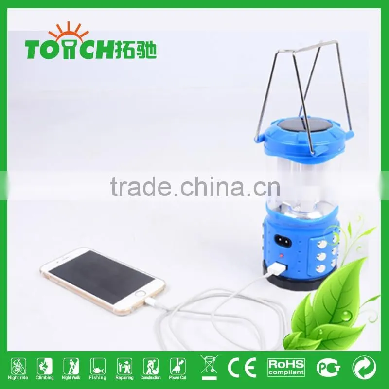 Europe Top Selling Lantern ABS Plastic Rechargeable Camp Light Solar Energy Charge Camping Lamp for Outdoor Best Quality