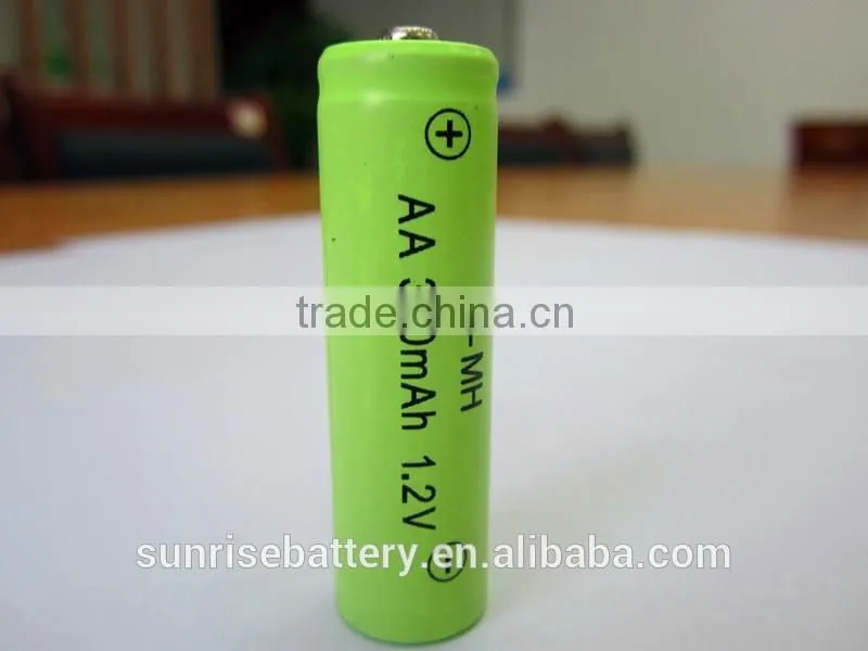 1.2v NI-MH AA300mAh rechargeable battery for solar light