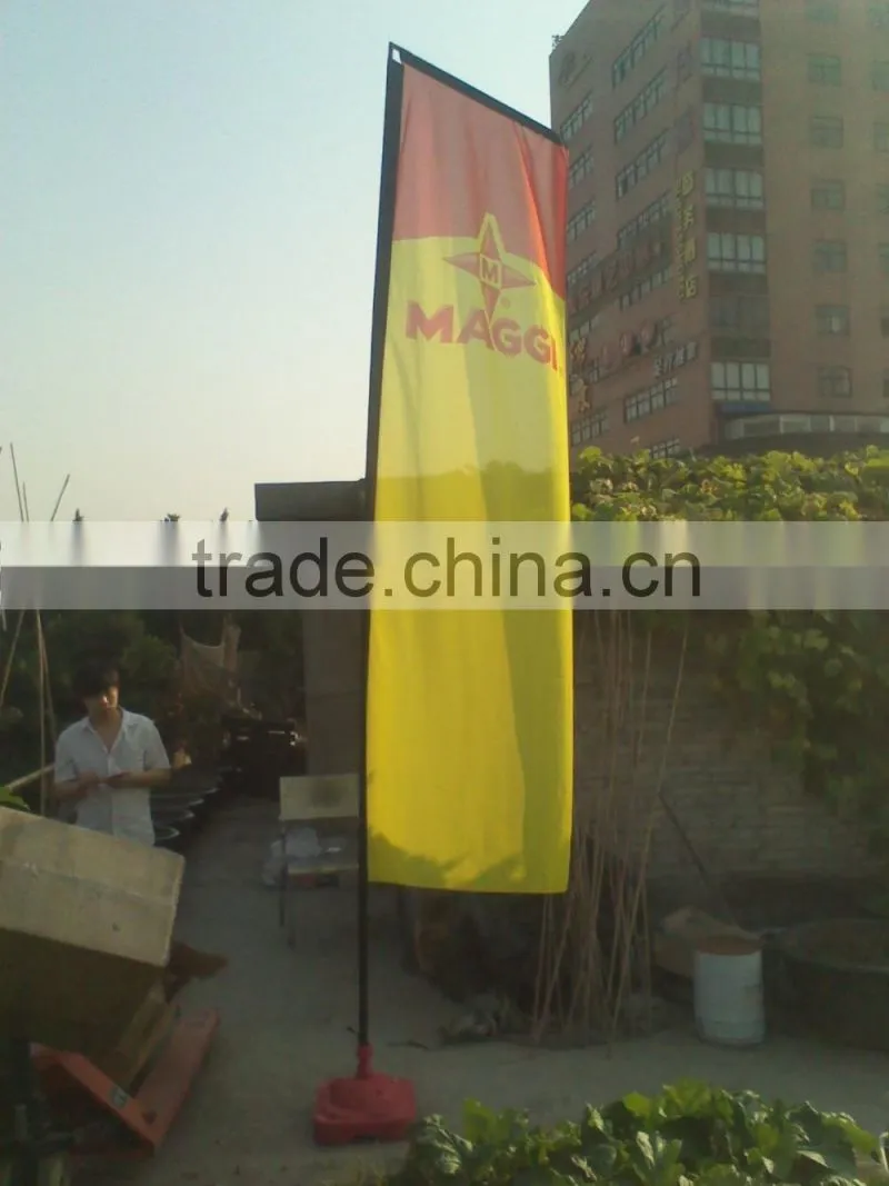 best quality and cheaper beach flag with different base
