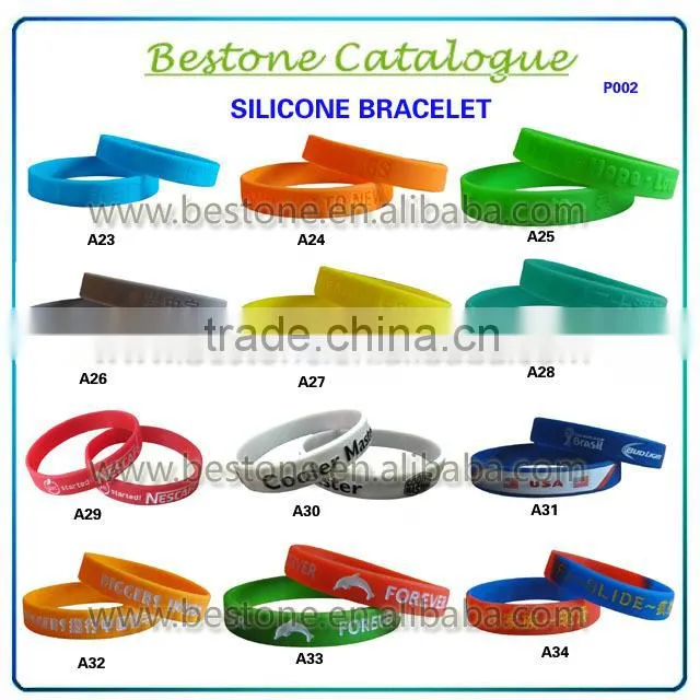 2015 the newest Silicone Bracelet custom bracelet
