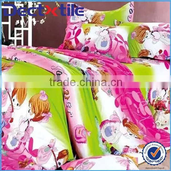 kidish child style cotton print fabric for bed sheet / bedding things