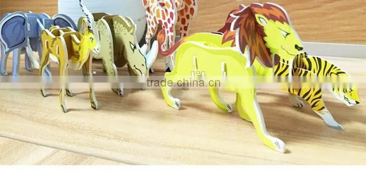 Customized EPS/Wooden 3D Puzzle Set