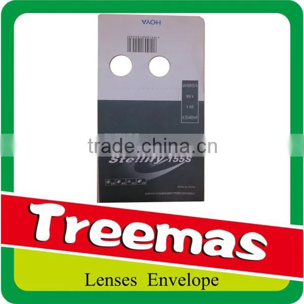 Optical lens envelope custom logo wrapping paper