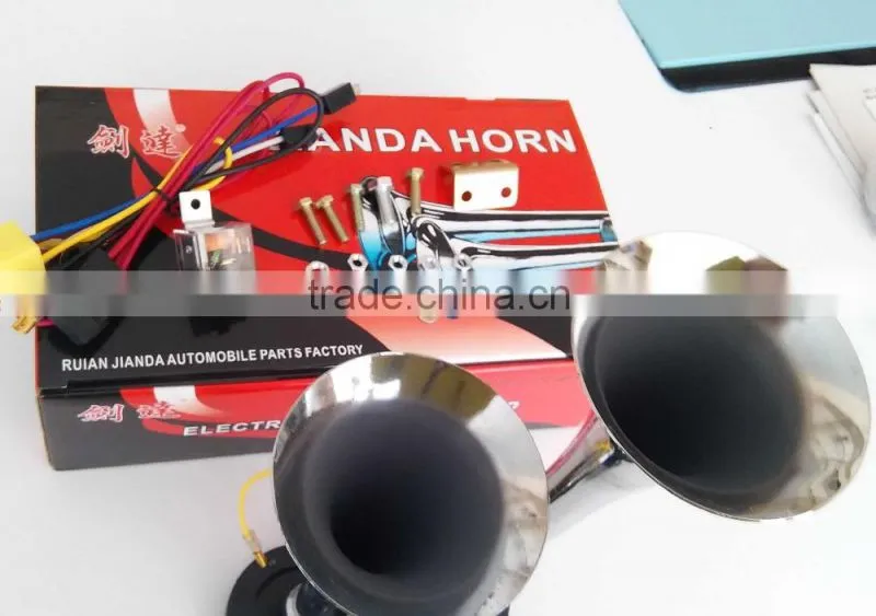 Car Boat Truck Loud 12V 128db Compressor Twin Trumpet Air Horn