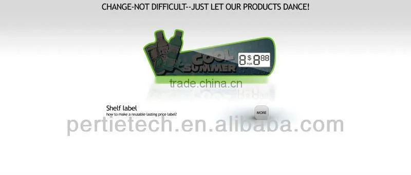 inserting epaper display Menu Board holder promotion advertisement for led wall screen