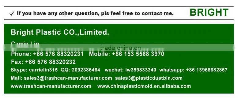 BT660 660liter outdoor large sanitary trash bin
