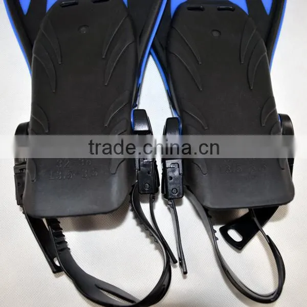 Hot sale open pocket fins and flippers rubber snorkel fins for adult snorkel dive