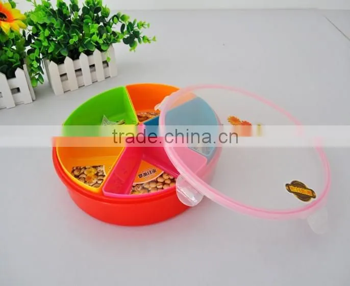 Beautiful design flower shape plastic candy jar, sweet candy jar, unique candy jars