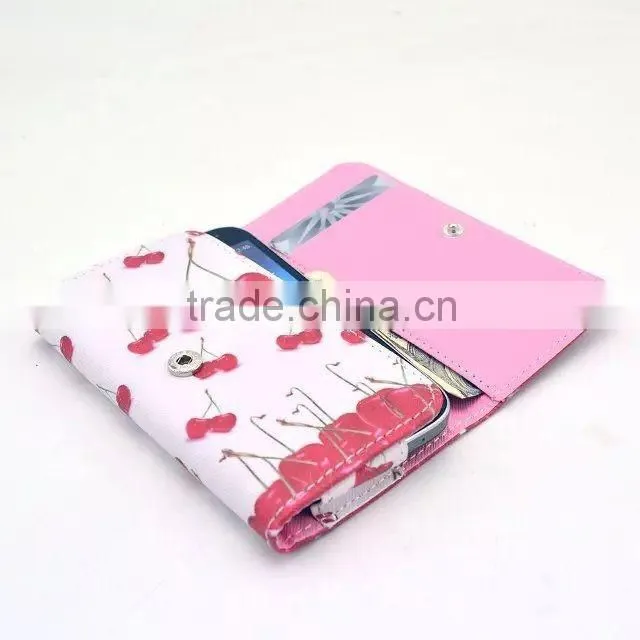 OEM Beautiful Pattern PU Leather Case Cover,Customized Flip Case For Iphone 7