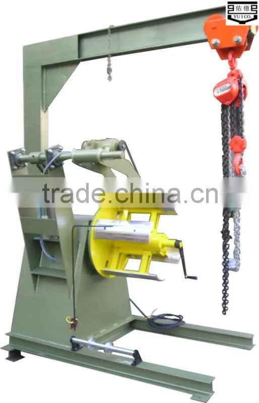 single arm powered uncoiler