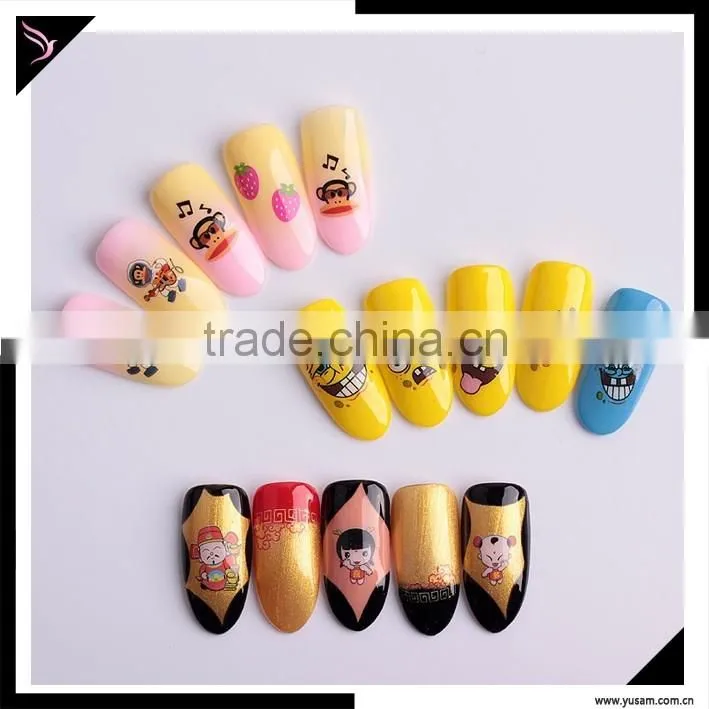 Girls Party Dresses 3D nail art beauty sticker nail sticker