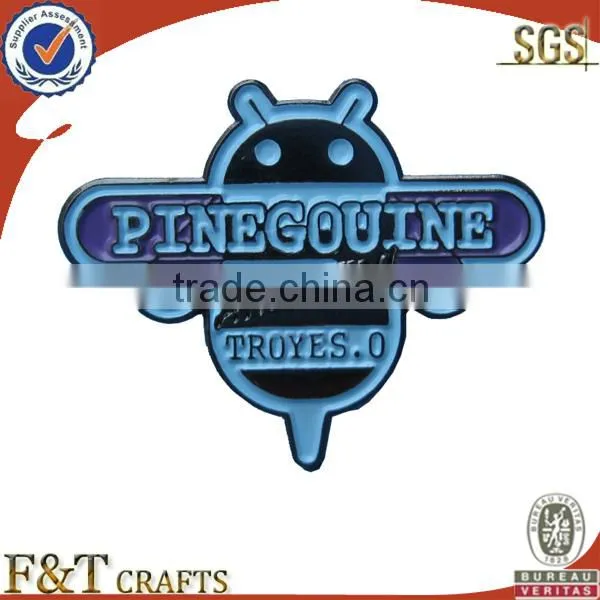 promotional advertising gift metal flashing badge
