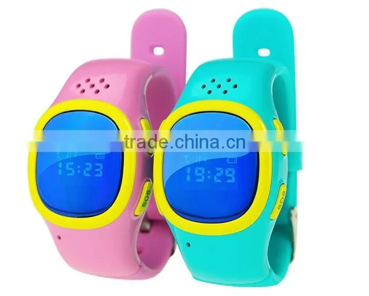 mobile phone GSM quad band GPS tracker watch phone support Real-time tracking, positon, SOS and phone