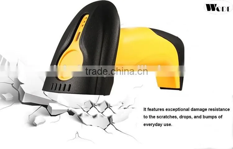 1D CCD type handheld scanner wireless(433MHz) barcode scanner
