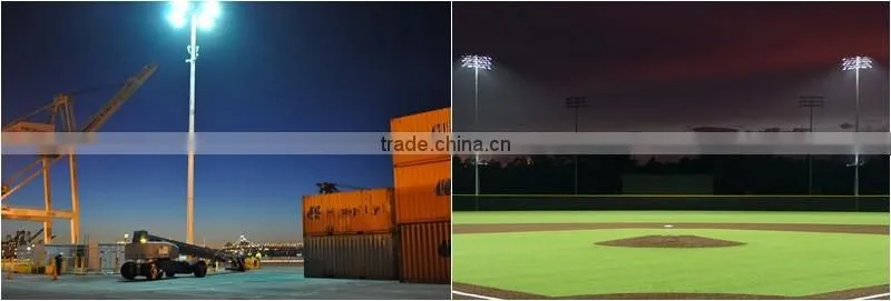 Top Energy saving 7 Years warranty 130lm/w Meanwell driver Led high mast light stadium lighting