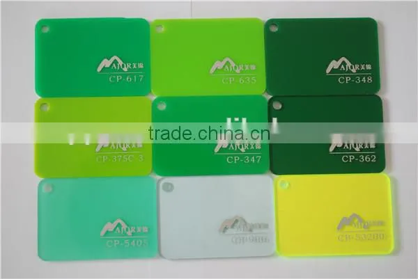 thickness 1.8-30mm colored acrylic pmma sheet