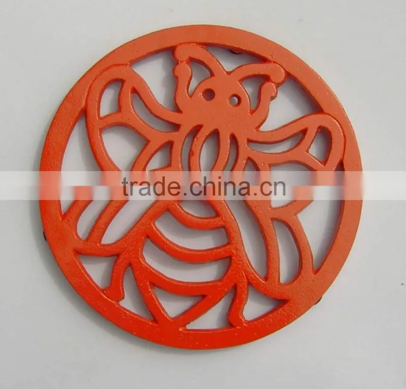 cast iron decorative coaster