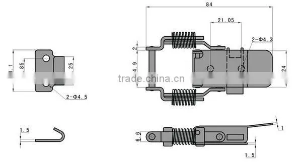 SK3-042 Over-center Draw Latch