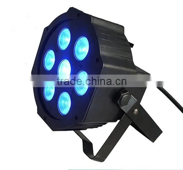 7x10W 4 in1 rgbw flat LED Par Light 7*10W