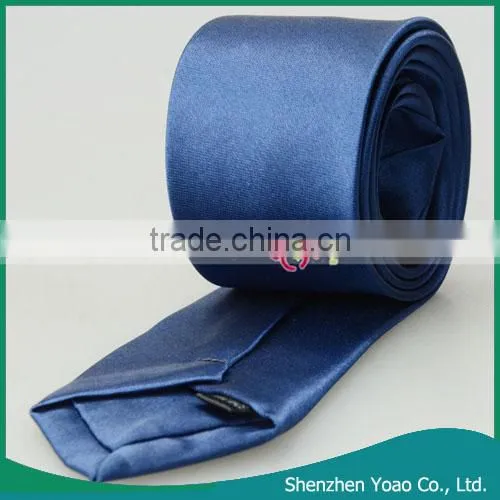 5 * 145cm Silk Fabric For Tie Navy