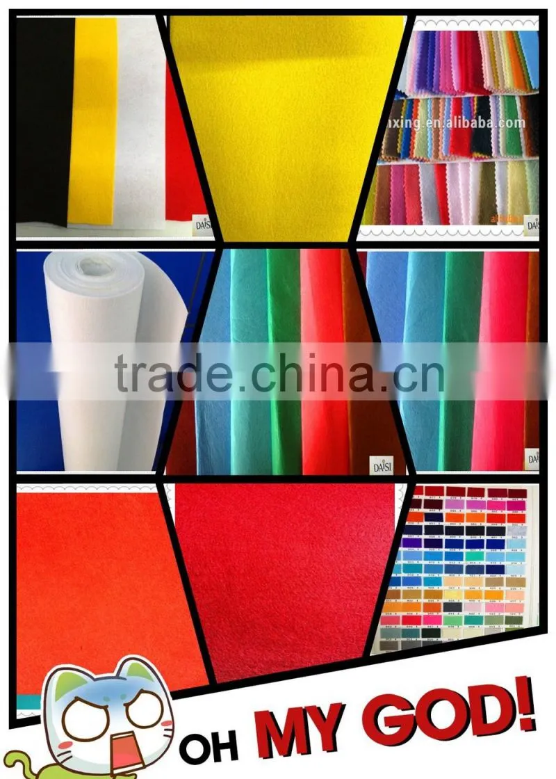 100%polyester felt for garment