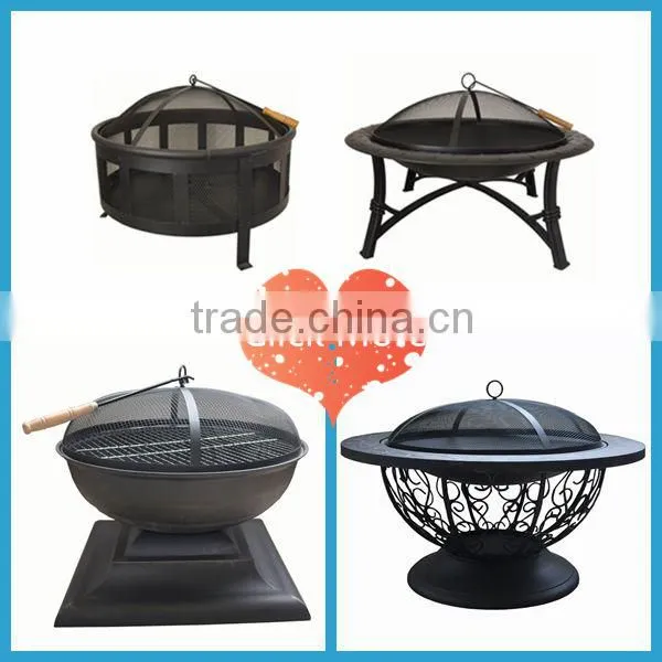 Top Sale outdoor fire pit with wheel