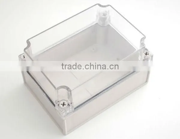 2013 new product plastic enclosure waterproof with clear top