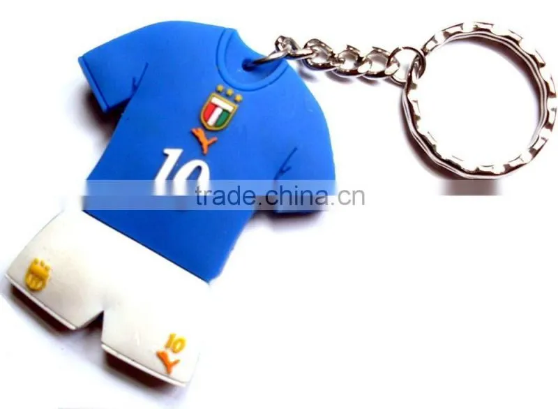 make custom rubber soft keychain