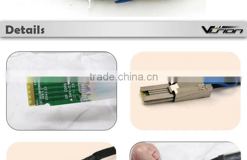 1m External Mini SAS 26pin (SFF-8088) Male to Internal Mini SAS 32pin (SFF-8484) female Cable