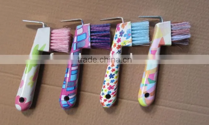 Plastic Hoof Pick Brush