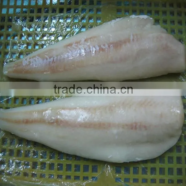 Frozen high quality pacific cod fillets skinless