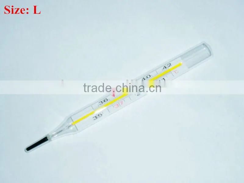 High Quality Good Price Medical Glass Mercury Armpit Clinical Thermometer DT-11L