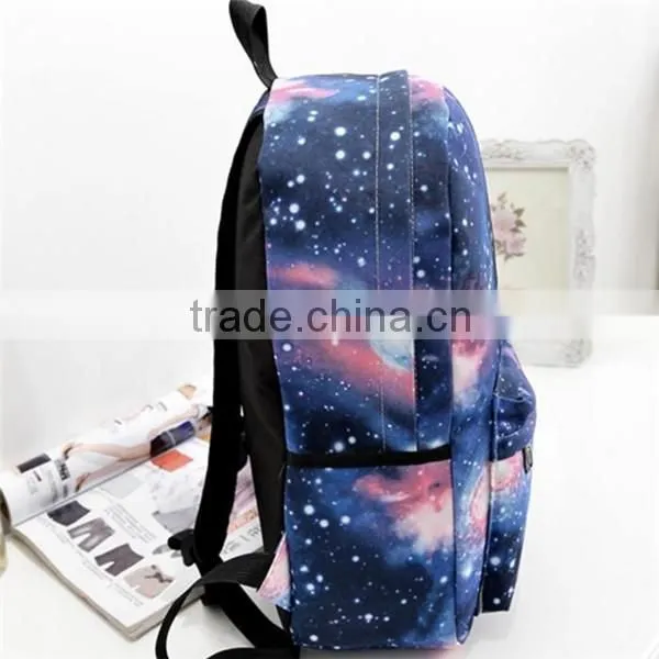 Multicolor Canvas Teenage backpack school bags for high school girls