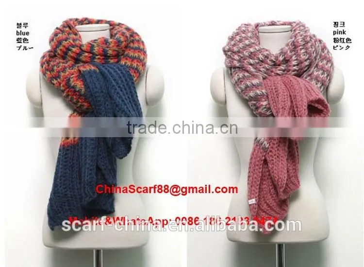 Wholesale knitted wool scarf women