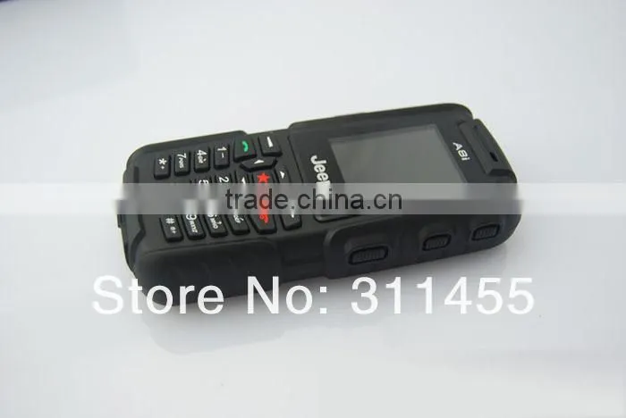 Freeshipping, Jeep A8i Outdoor Military Waterproof phone Shockproof cell phone 1.3mp camera Dual SIM,