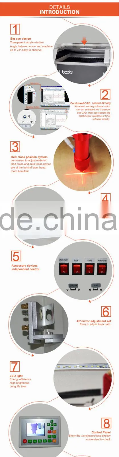 low price !!Factory direct sale High quality fast speed laser engraving machine