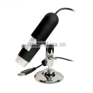 USB digital microscope with 2.0M camera/ USB Microscope 2.0M camera, 8 LED and holder