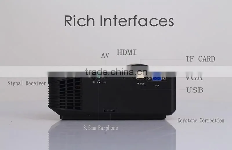 Wholesale Cheap Mini 1000Lumens 1080p LED HDMI Projector HX888 Pico Android 4.0 Beamer with wifi