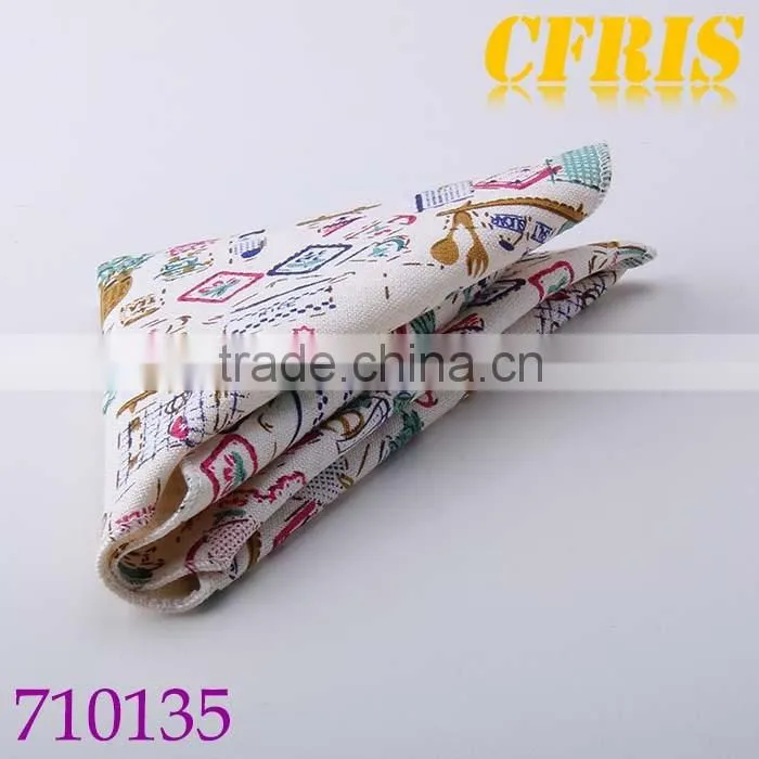 Funny Pocket Square,Fresh Colors Pocket Square