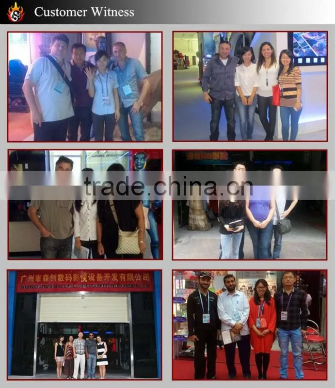 Professional 6 DOF motion chair,5D theater manufacturer
