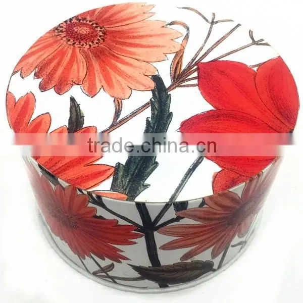 Custom round cylinder gift box fancy design candle cylinder box