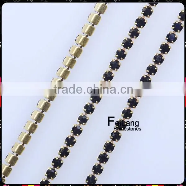 Square crystal cup chains for handbags