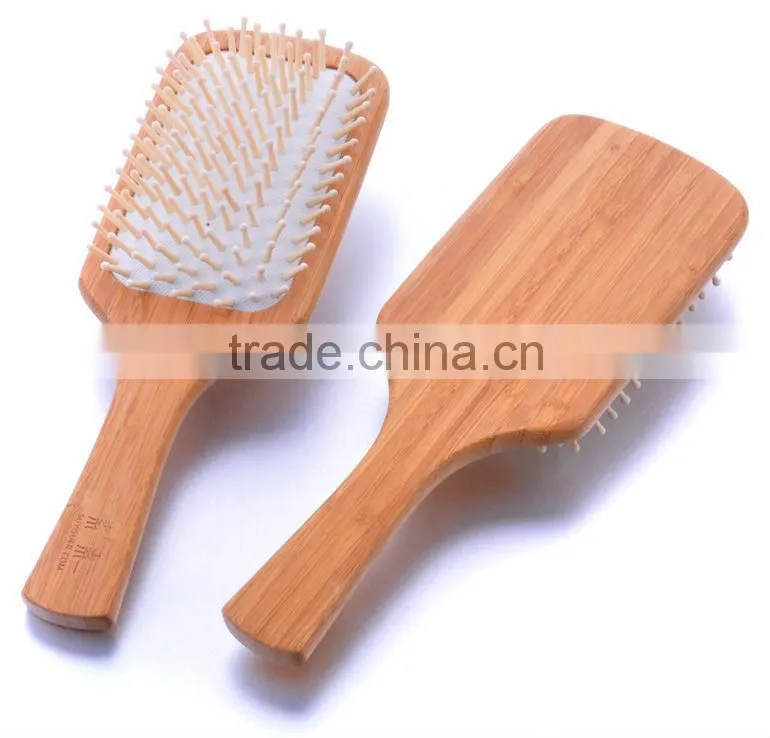 2013 hot sale bamboo hair brush with paddle