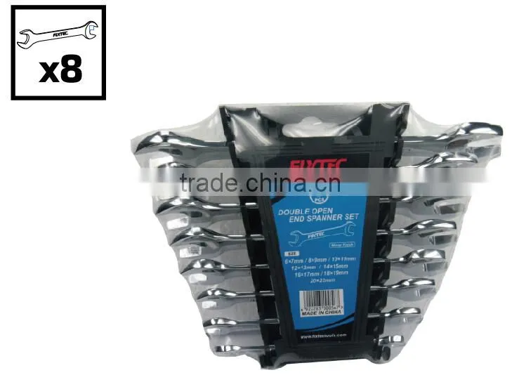 FIXTEC high quality china hand tool as seen on tv double open end and spanner set