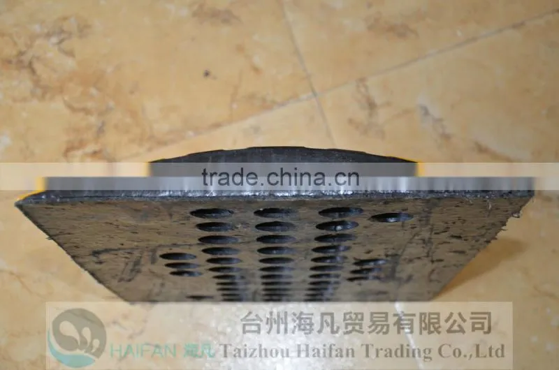 500*350*40mm traffic road rubber speed hump for Crossroads/heavy strength rubber speed hump used in Intersection