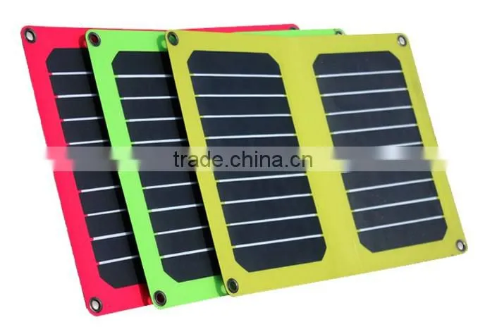 Leather case Photovoltaic solar charger USB 2.0 output for smartphone