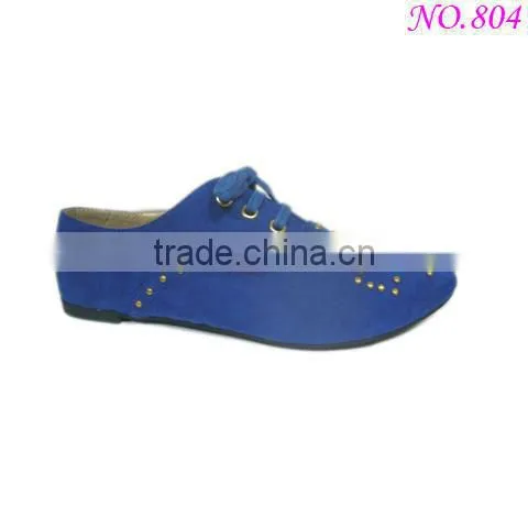 2013 grils lace up falt shoes outdoor shoes