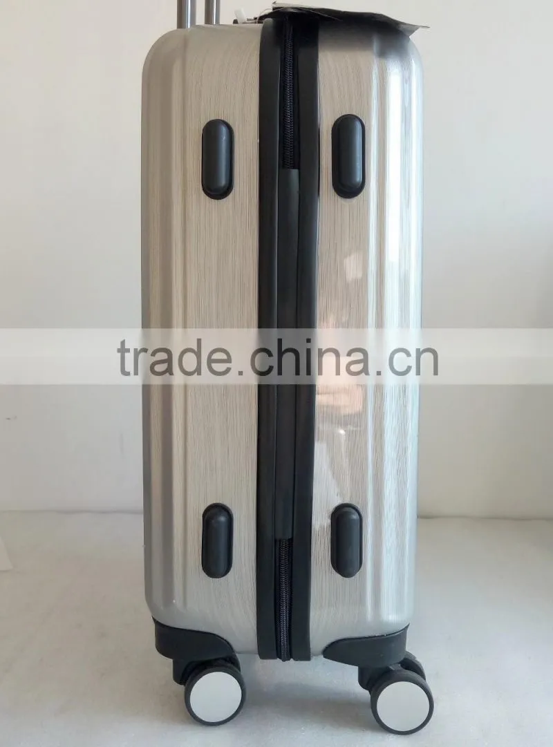 Trendy Business style ABS+PC Bright trolley luggage set