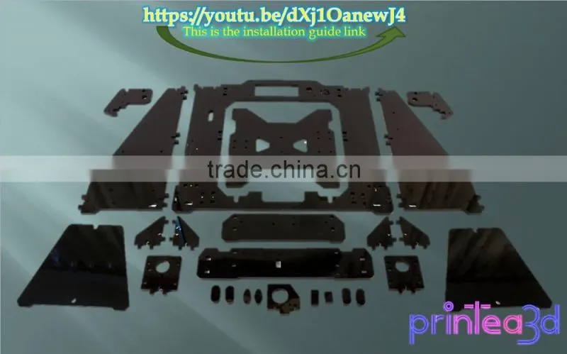 High Quality Precision Reprap Prusa i3 DIY 3d Printer kit (with 1 Roll Filament 8GB SD card,LCD)7 Material size 225*225*200mm